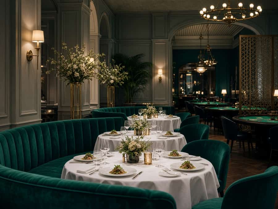 Salon gastronomique BanqueteerParis avec lounge casino